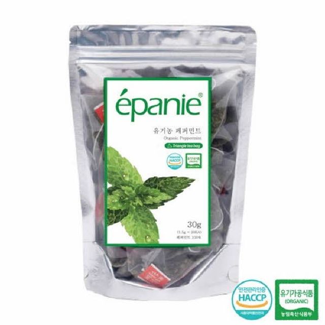 에빠니 유기농 삼각 티백 페퍼민트 20T 허브차 세트