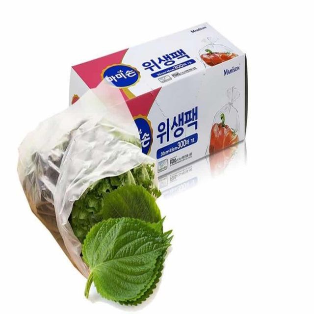 일회용 비닐봉투 300매 30x45 위생롤백 비닐봉지 일회용롤백 일회용위생팩 야채봉투