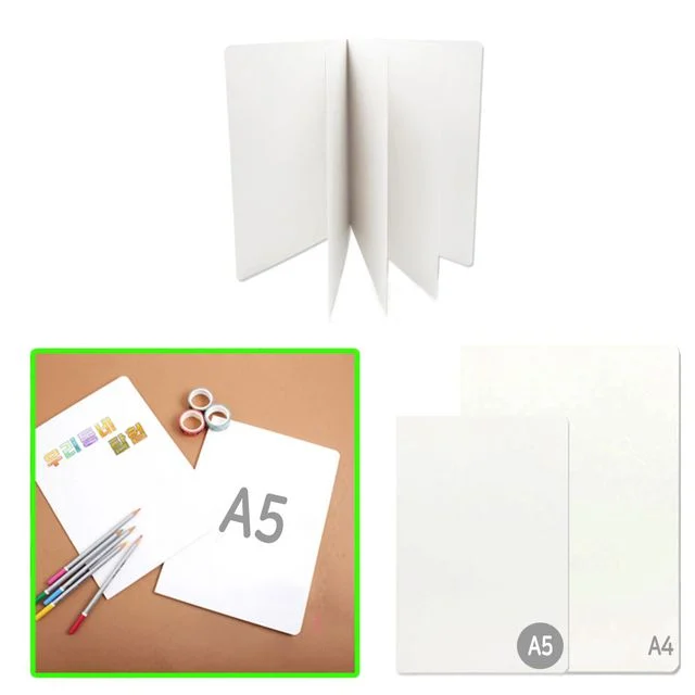 A5 스크랩북 5P 10개 세트 - 무지 앨범으로 DIY 포토북 만들기