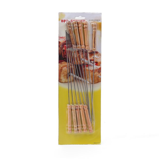 캠핑 고기꼬치 바베큐 세트 다용도 꼬치봉 10pcs