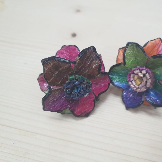 뱀반지 가죽반지 뱀가죽 DIY 스카프걸 브로치코사지