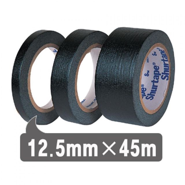 TBZ 흑마스킹테이프(12mmx50yd(약45m) 2개입)