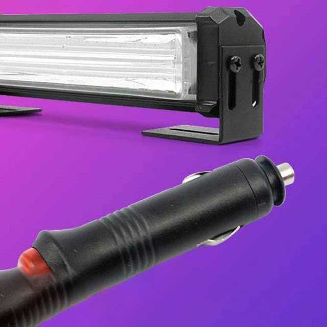 옐로우 LED바 써치 라이트 면발광 12V 24V 시거잭