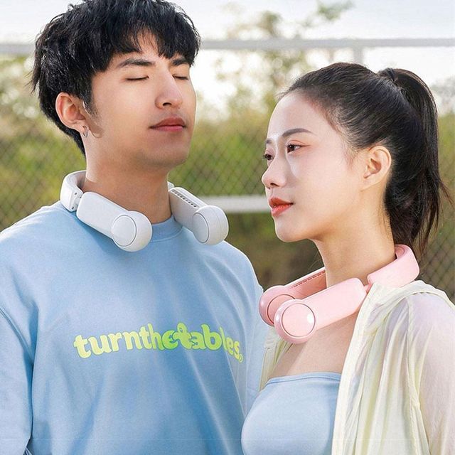 넥풍기 패드 급속 폴딩 냉각 목에거는 3세대 선풍기