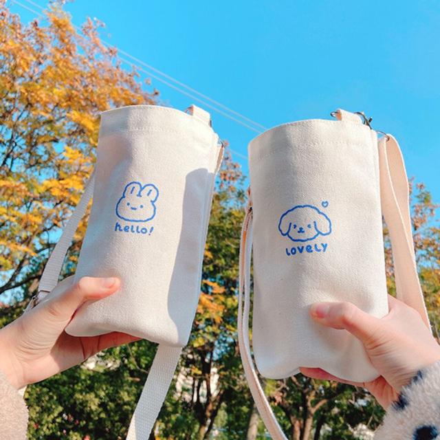 캔버스 에코백 드링크백 텀블러 가방 DD-11357