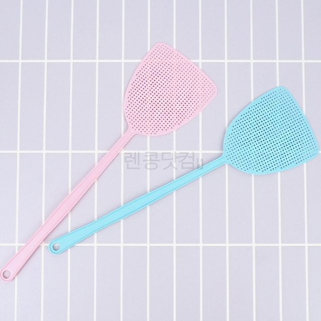 옛날파리채 플라스틱파리채 심플 컬러 파리채