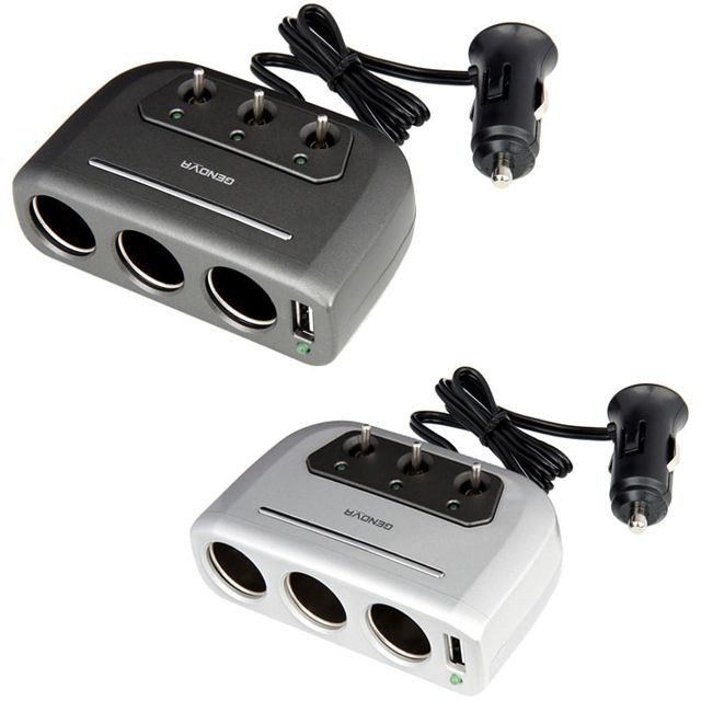 제노바 스위치 3구 USB 소켓