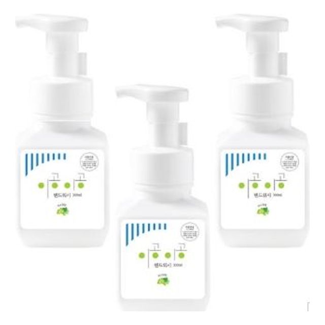 이공핸드워시머스캣향거품비누손세정제300ml3개묶음