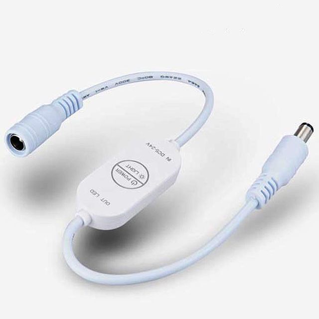 DC 외경 5.5 전원 케이블 M F 25cm LED 컨트롤러 밝기