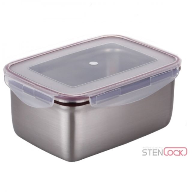 스텐락 클래식 직사각 9호 (3400ml) 스텐밀폐용기