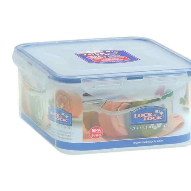 밀폐용기 1200ml 냉동실정리 사각플라스틱용기 플라스틱통 냉동실정리용기