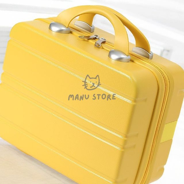 작은캐리어 여자여행가방 여행 레디백 30x14cm 옐로우