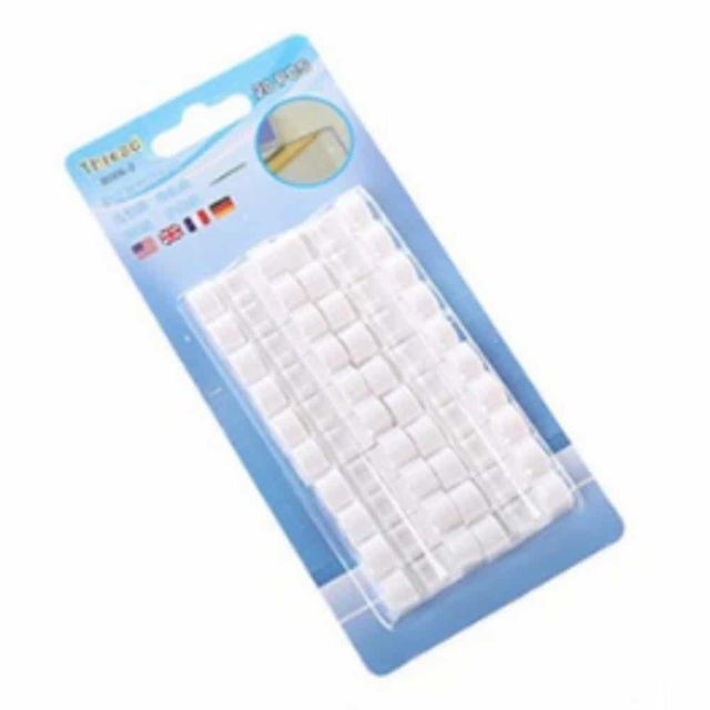 케이블 클립 20P 화이트 전선홀더 전선정리대