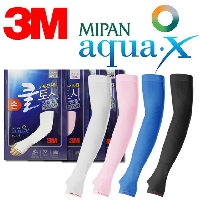 UV 아쿠아X 자외선차단 3M 2000H 손목쿨토시 토시 아