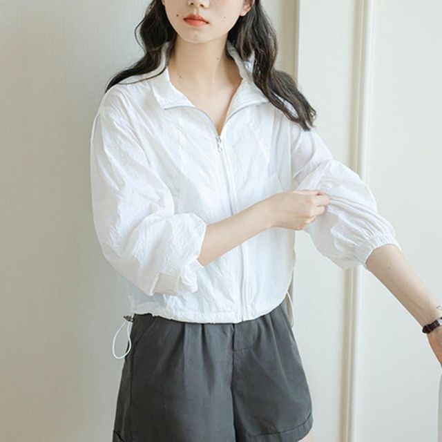 매력적인 슬림핏 여성점퍼 귀여운 봄자켓 롱 루즈핏