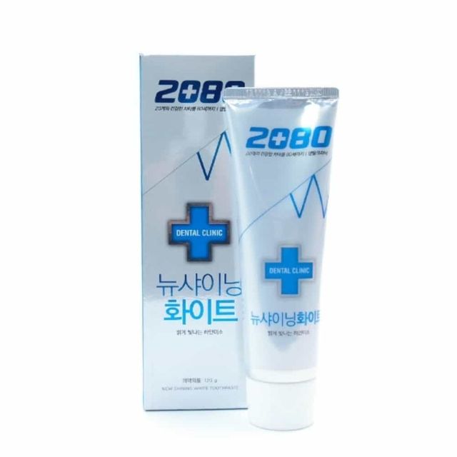 2080 화이트 치약 120g 치석예방치약 좋은치약 잇몸질환치약
