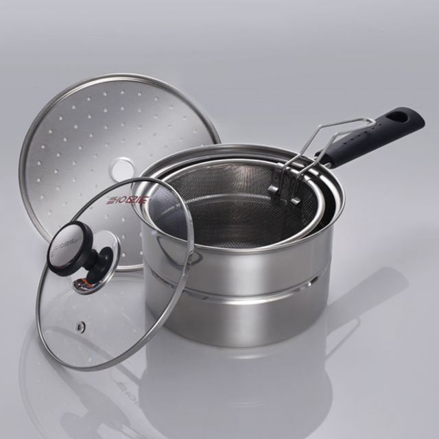 찜 스팀 냄비 찜솥 국수 찜기 멀티용 조리도구 16cm