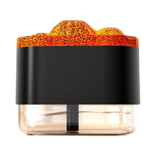 볼케이노 USB 무드등 가습기 (300ml 블랙)
