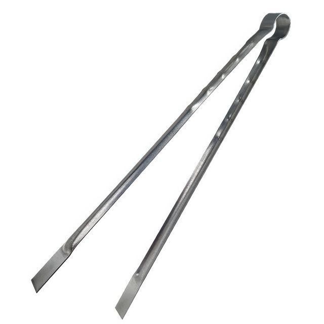 캠핑 바베큐 화로 숯불 장작 아연 숯 집게 45cm 일본산 불멍