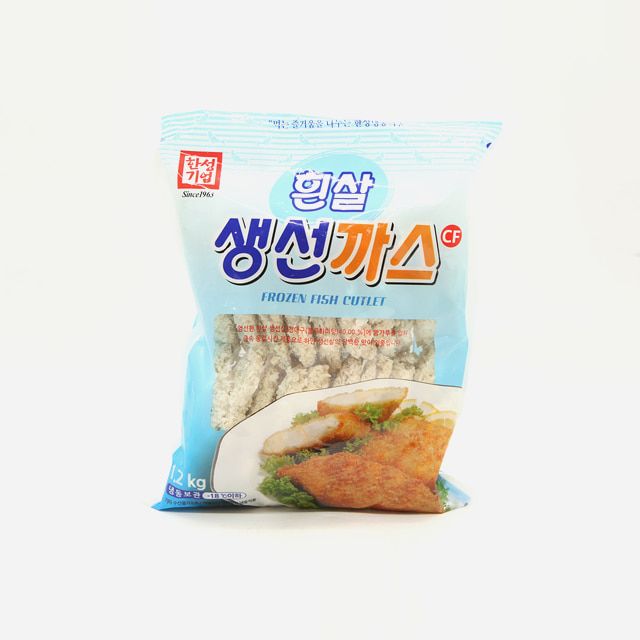 한성식품 빵가루 생선까스 냉동 1.2kg