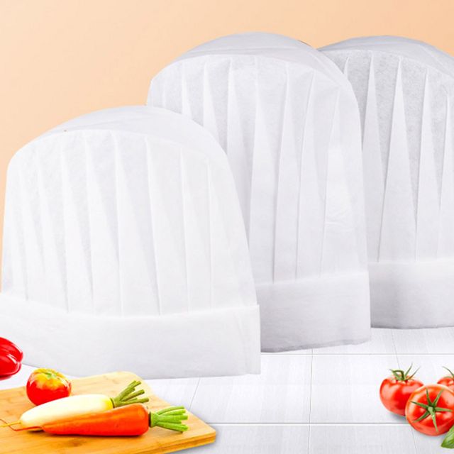 부직포 일회용 조리모 통기성 일회용 위생모 주방모 요리모