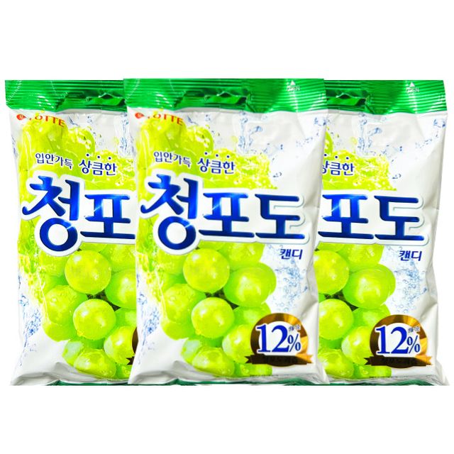 청포도캔디 청포도맛캔디 추억의사탕 3개