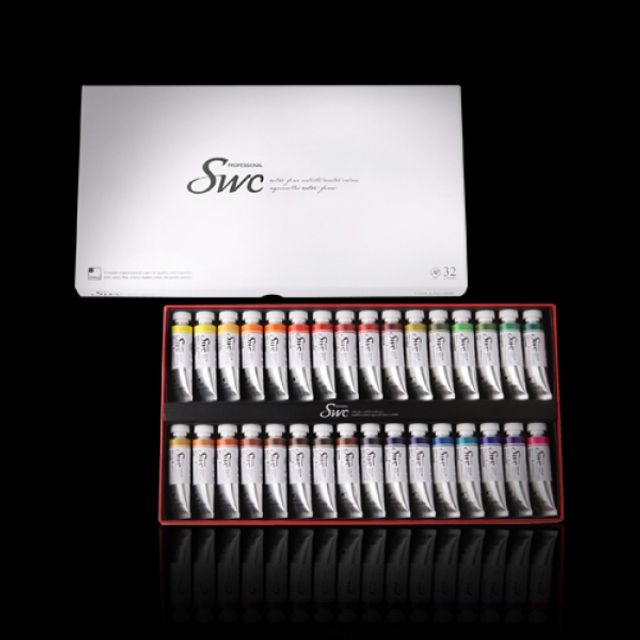 신한 swc 수채화물감 15ml 32색 K