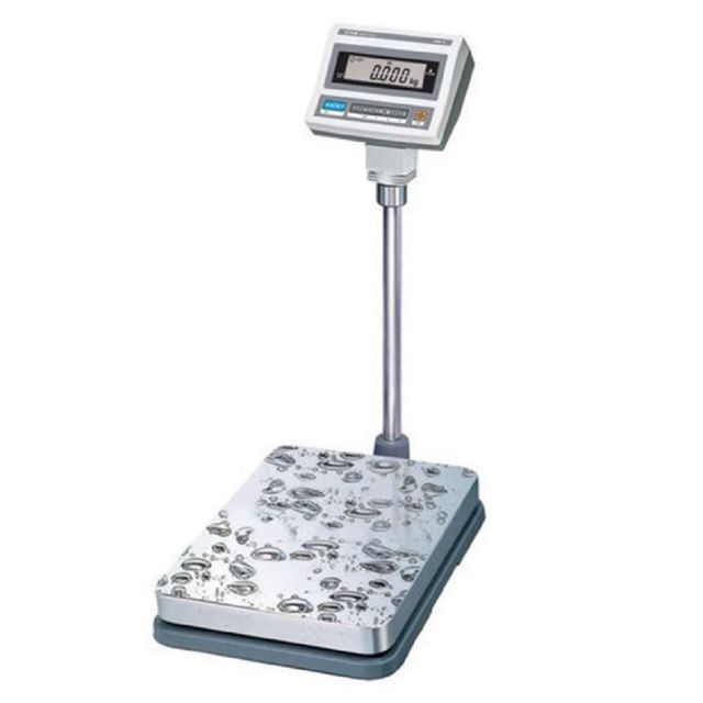대동상사 카스 방수형전자저울 DB-2 LCD 60kg(10g)RB계수기능 수산시장 횟집 스텐레스 짐판