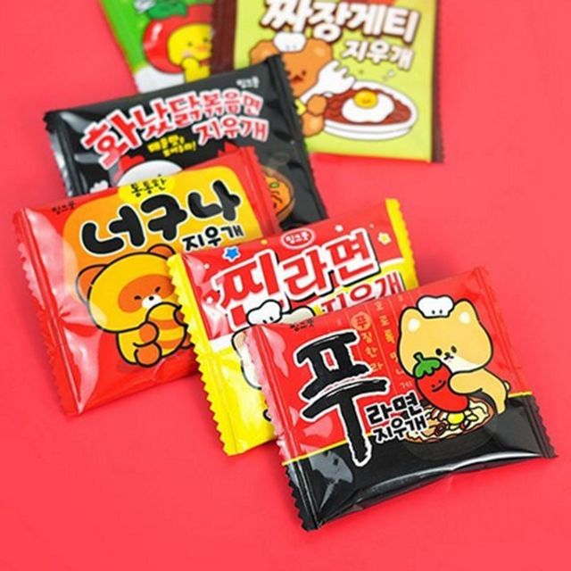 라면 디자인 이색 지우개 재미있는 선물용 문구