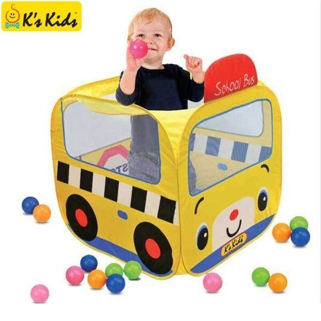 스쿨버스 볼풀 케이스키즈 볼텐트 KA10658