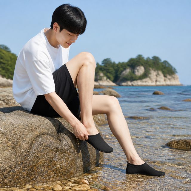 남녀공용 물놀이 신발 경량 계곡 워터슈즈 휴가용