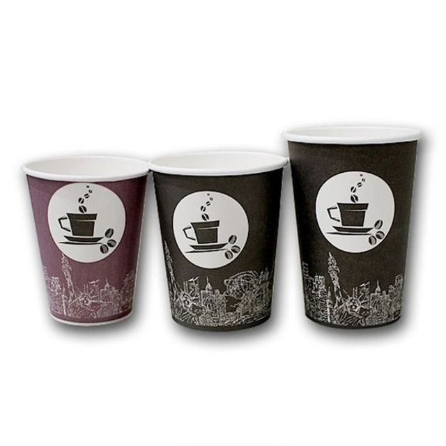 한솔 디자인 종이컵 10oz 50개 한줄 커피컵 정수기컵 커피 정수기 종이컵 물