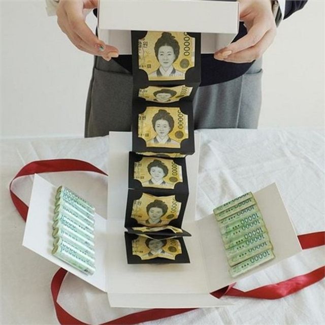용돈 박스 서프라이즈 선물 박스 뽑는 반전 부모님 환갑 현금 스승의날 어린이날 생신 입학 포장 졸업 개업