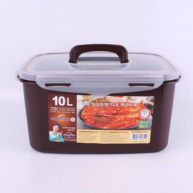 플라스틱 김치통 10리터, 김치 냉장고 보관 용기 밀폐