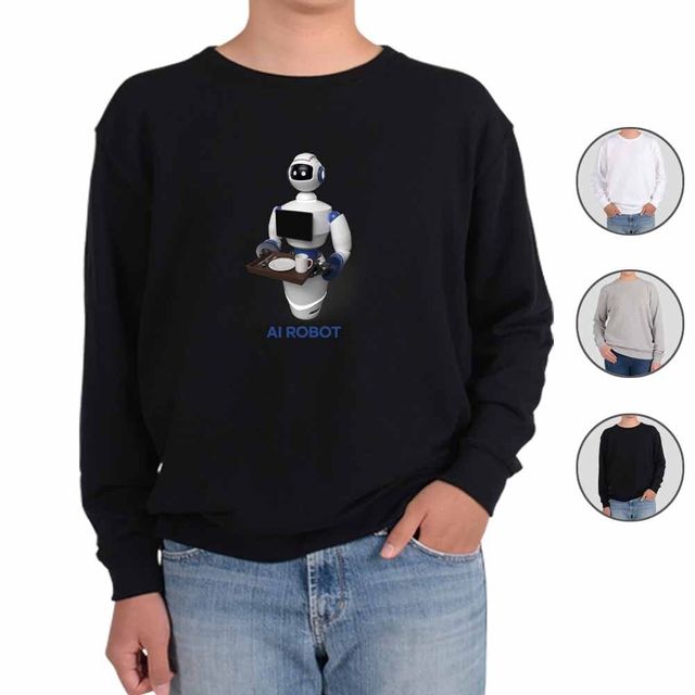헤비맨투맨 인공지능 로봇 AI ROBOT 11 그림 티셔츠