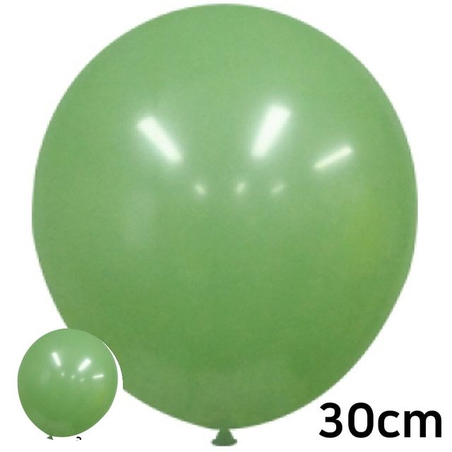 컬러풍선 고무풍선 라운드풍선 레트로 30cm 풍선 아보카도그린 50개입
