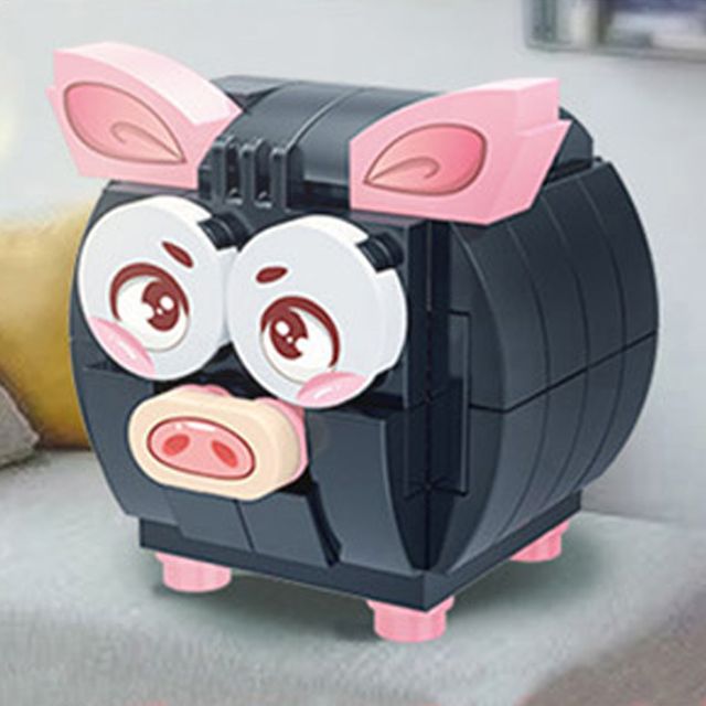 블록 십이지신 동물블록 (게으른 돼지)