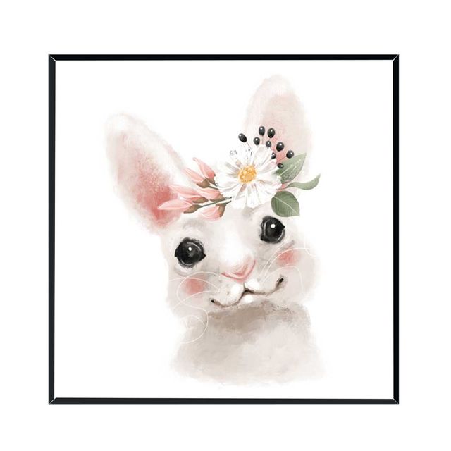 아이방액자 꾸미기 토끼 30 x 30cm ALF21207