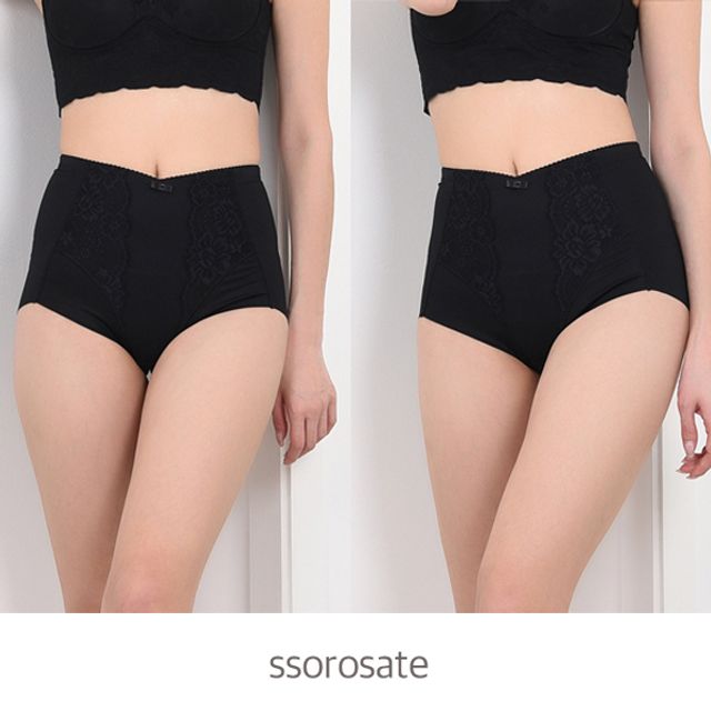 (쏘로사떼)무봉제 햄라인 복부 삼각 거들
