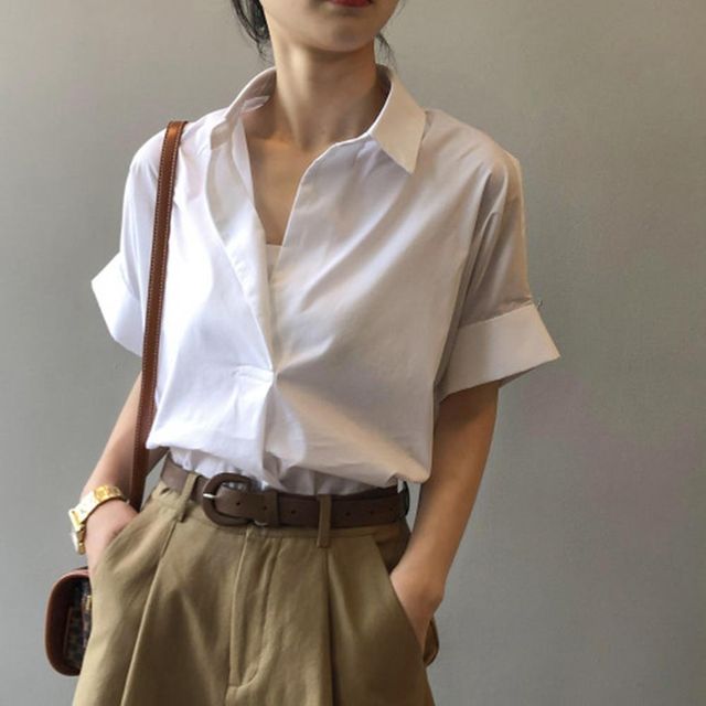 가을 모임 여자셔츠 여성셔츠 정장블라우스 캐쥬얼