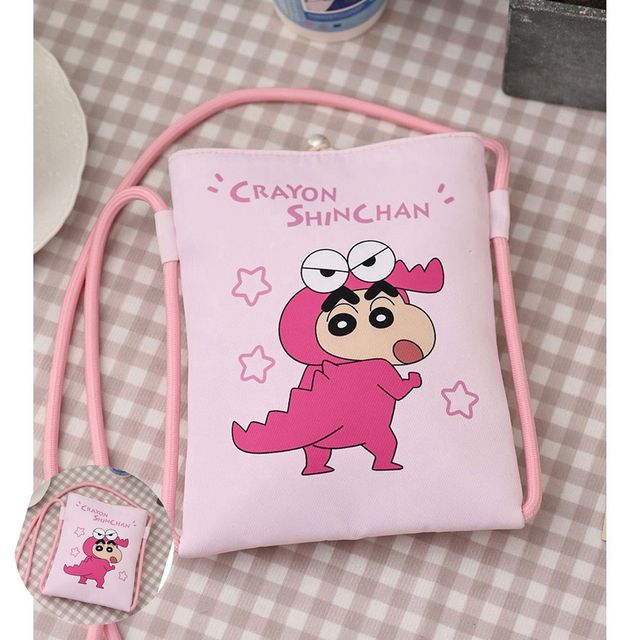 아동크로스가방 어린이간식가방 캐릭터 핸드폰 크로스가방 핑크 캐릭터 가방 크로스백