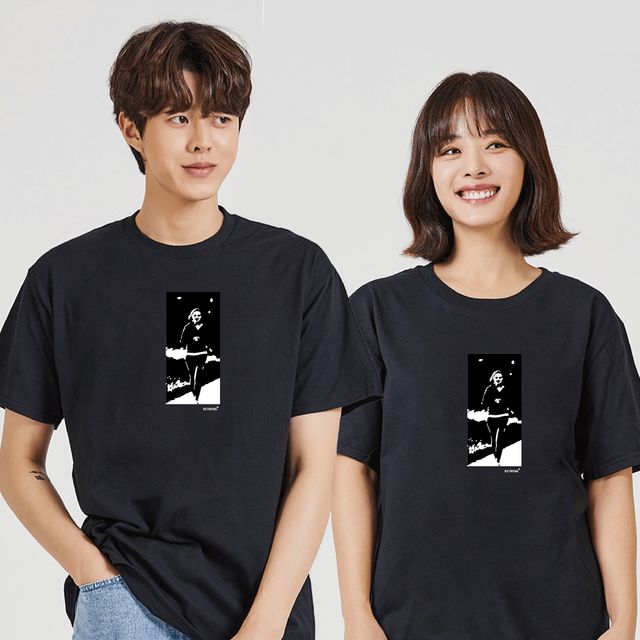 키밍 조깅 운동 얇은티 힙합옷 여성반팔티셔츠 - 활동적 스타일