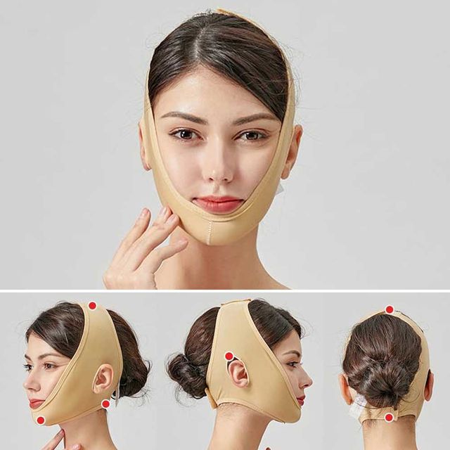 브이 페이스 밴드 리프팅 케어 얼굴 땡김 브이 정리