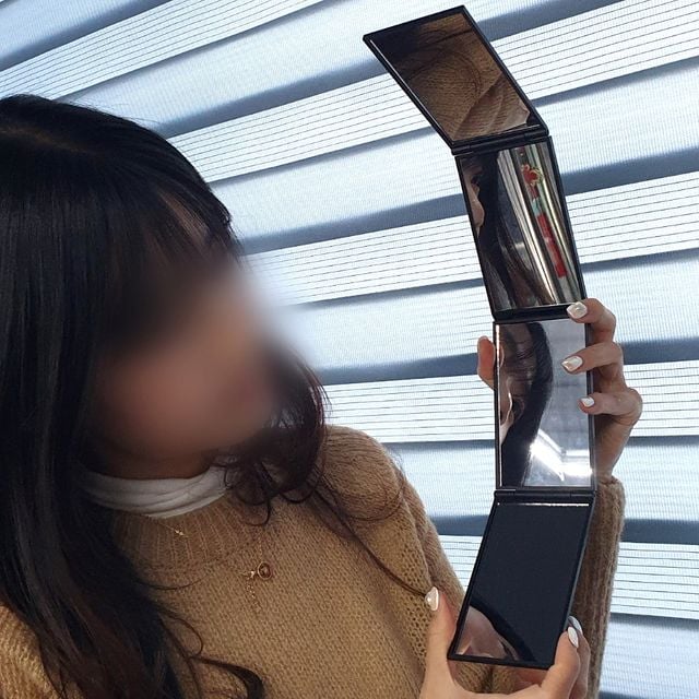 뒷거울 거울 셀프 파노라마 뒷머리 거울 정수리