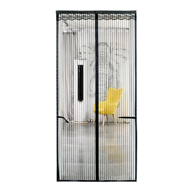 스프라이트 자석 모기장 90x210cm 블랙