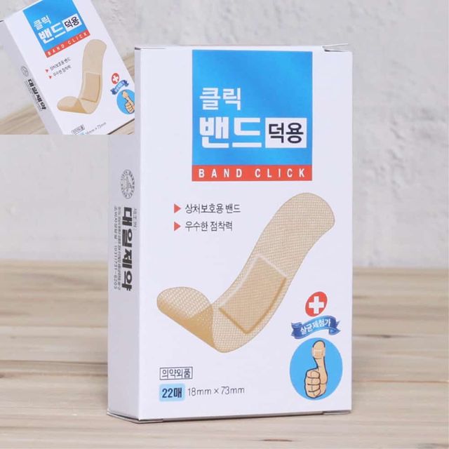 밴드클릭덕용 18mm x 73mm 22매 상처밴드 상처반창고 반창고세트 반창고밴드
