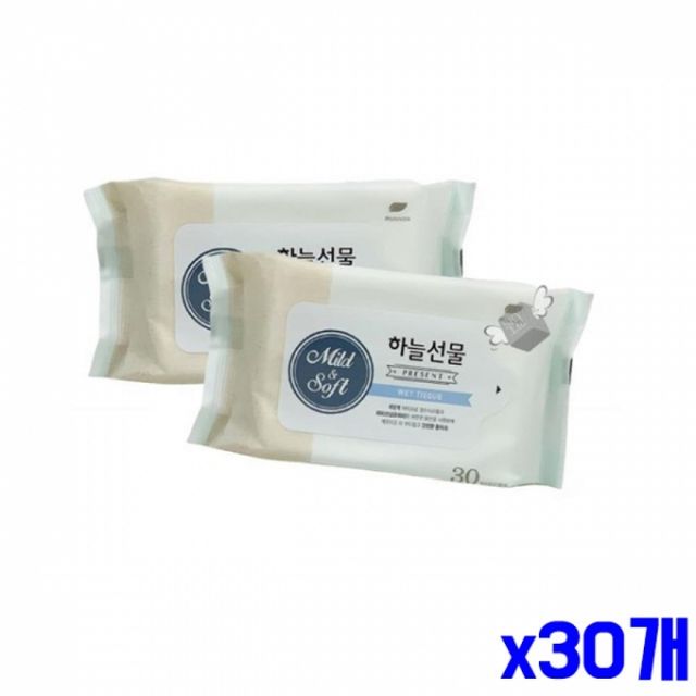 WL 피톤치드 성분 안심 물티슈 30매 x30개 아기물티슈