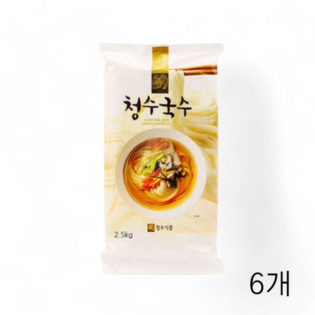 소면 청수국수 업소용 X 대용량 청수식품 6개 2.5kg