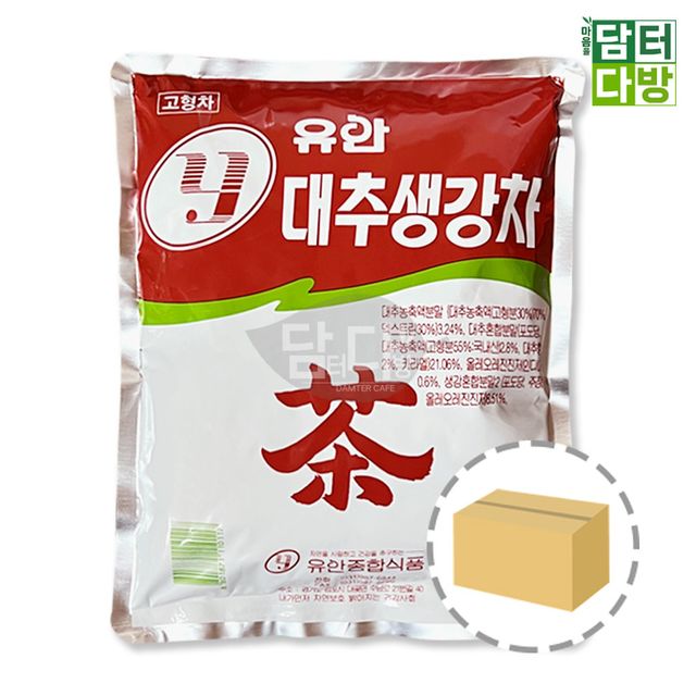 유안 자판기용 대추생강차 900g 12개입 BOX