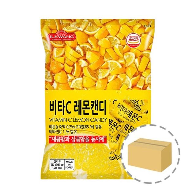 일광 비타C 레몬캔디 280g 1BOX (10개입)